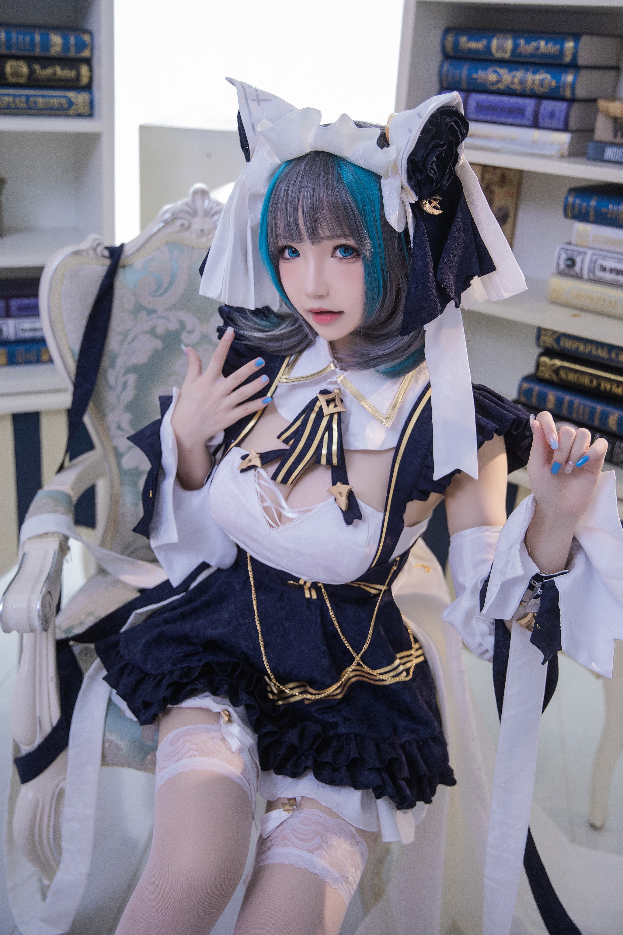 雪晴Astra - NO.038 雪晴Astar 柴郡Azur Lane[18P]-XikXak